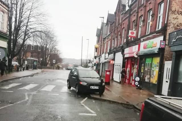 A Star reader shared this photo of a car stopped on a zebra crossing on Upperthorpe Road in Sheffield. He said the driver had parked there to withdraw money from a cash machine