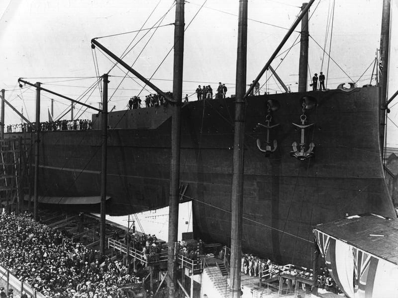 The first HMS Queen Elizabeth was completed 100 years before the launch of the new one