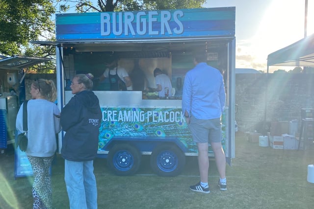 This is not just ANY burger van. Screaming Peacock is serving up the likes of wild venison burgers, pheasant burgers and peacock relish, it's a gourmet burger van well worth making a stop at.