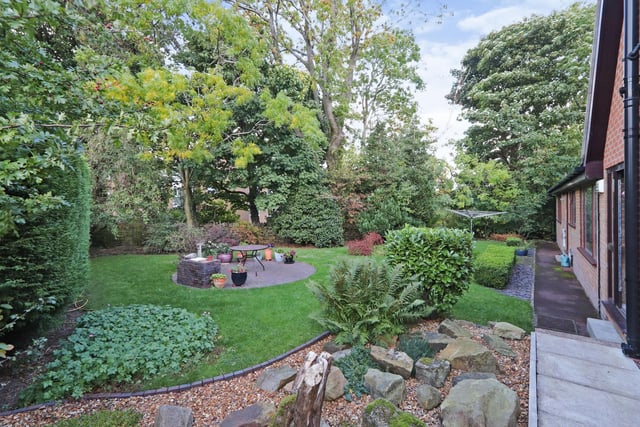 Purplebricks described the garden as delightful and we can see why.