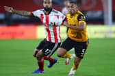 David McGoldrick came on during the second-half of Sheffield United's defeat by Wolverhampton Wanderers during the opening round of the new Premier League season: Simon Bellis/Sportimage