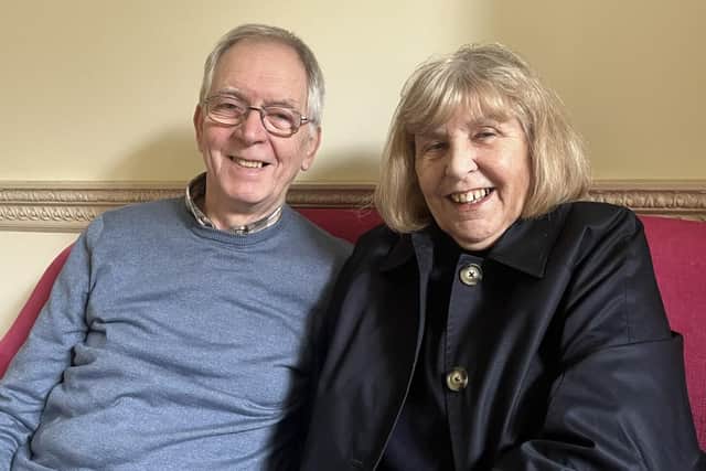 Margaret and Graham Brammer enjoy their visits to St Luke's Hospice