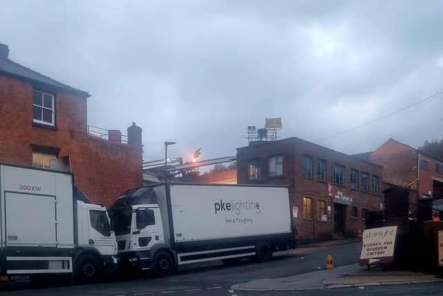 Andy Bevan shared this photo showing filming taking place on Harleston Street in Burngreave, Sheffield