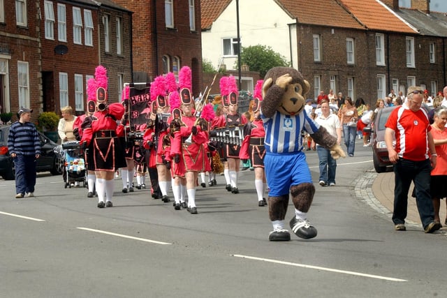 H'Angus led Greatham Feast's fancy dress parade. Do you remember the year? Picture by LOUISE HUTCHINSON.