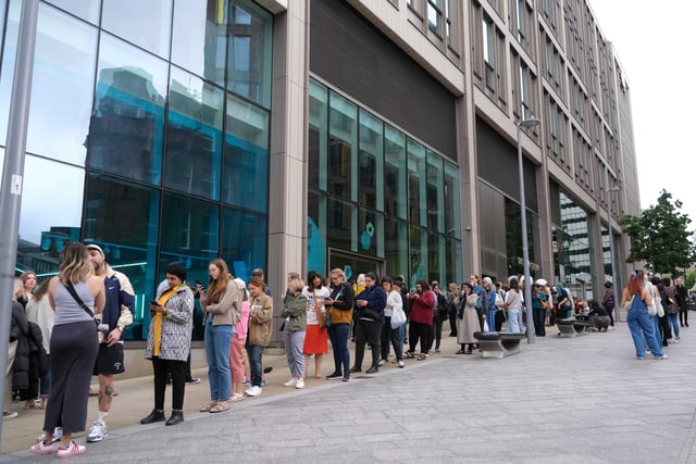 Hundreds of shoppers queued up to get into a major new Sheffield city centre shop, Søstrene Grene. PIcture: Dean Atkins, National World