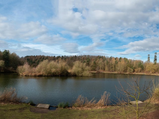 The 80ha park has been mainly formed on the site of former colliery spoil tips and lies in the shadow of the headstocks of Clipstone Colliery. Today the spoil tips have been transformed to heathland, woodland and grassland and offer spectacular views across Nottinghamshire, Derbyshire and Lincolnshire.