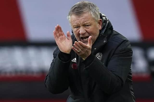 Chris Wilder says he is proud of how his Sheffield United side is refusing to admit defeat in the battle for Premier League survival: Andrew Yates/Sportimage