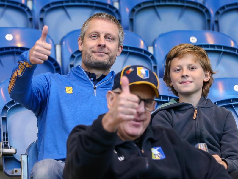 Stags fans at Colchester