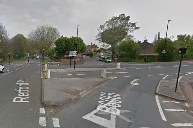 The headlong collision happened at the junction of Retford Road and Beaver Hill Road, in Sheffield.