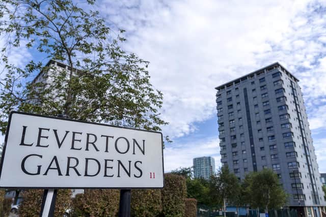 Leverton Gardens in Sheffield, where residents say they have been left to live in "squalid conditions" .Picture Scott Merrylees.