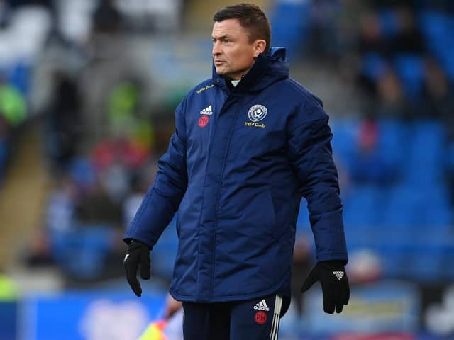 Sheffield United manager Paul Heckingbottom takes his team to Wolves tomorrow: Ashley Crowden / Sportimage