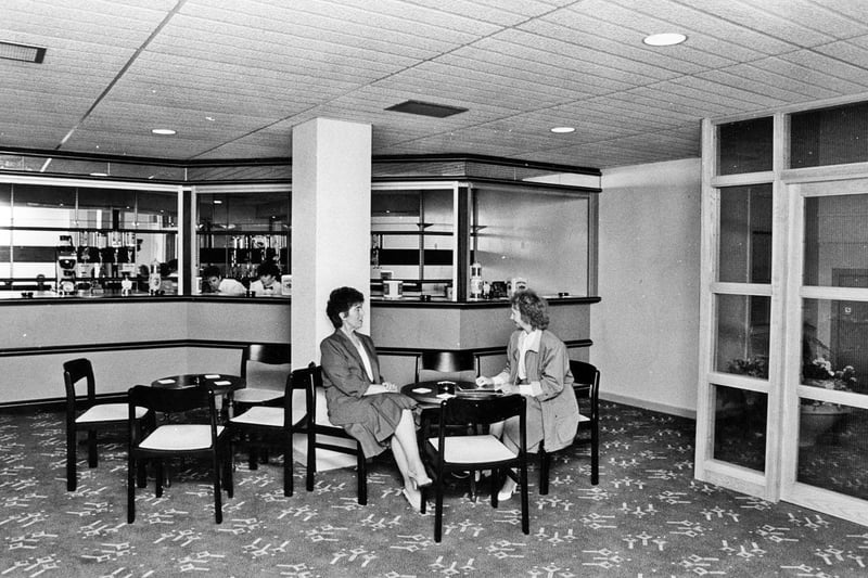Odeon Cinema at Barkers Pool opening - the bar area is seen here on August 19, 1987