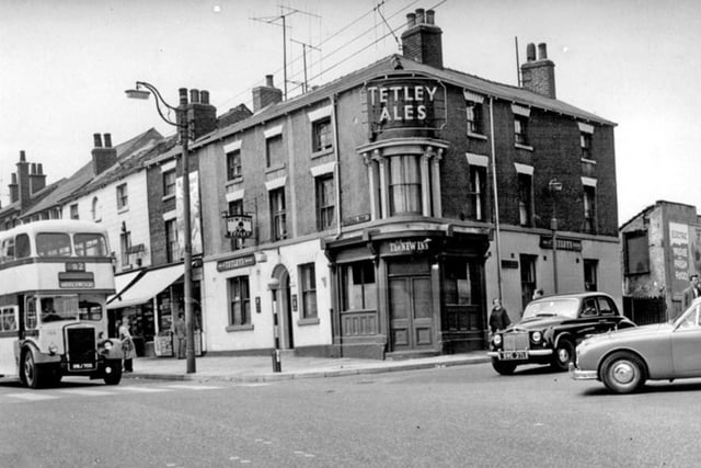 The New Inn, at the junction of Ecclesall Road and Hanover Street, Sheffield, in June 1963