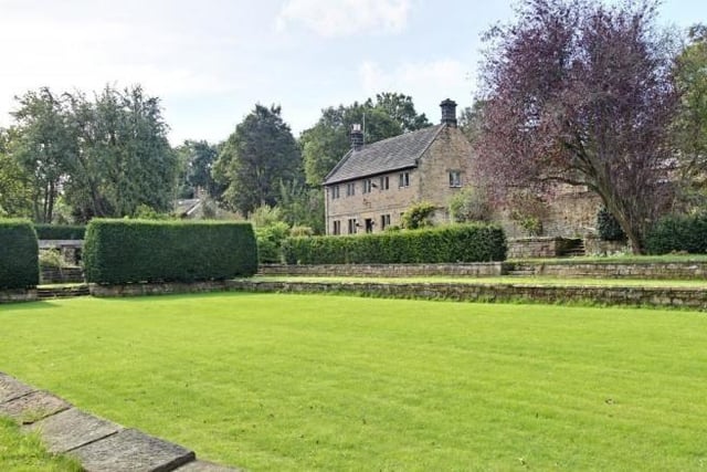 Just one angle of the expansive listed gardens, which also features an Italian water feature.