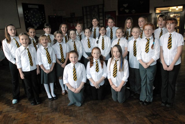 The Toner Avenue School choir in Hebburn in 2006. Who do you recognise in this line-up?