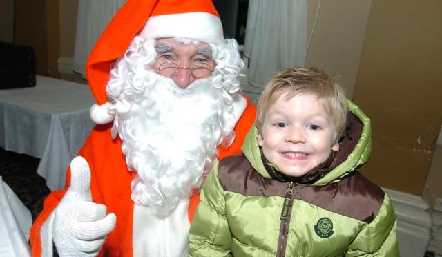 Max Woodcock, aged four. Visited Santa at St Johns Hospice in 2008.