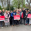 Sheffield City Council leader Tom Hunt, pictured eighth right with members of the Labour Party, said his team are delivering an ambitious plan.