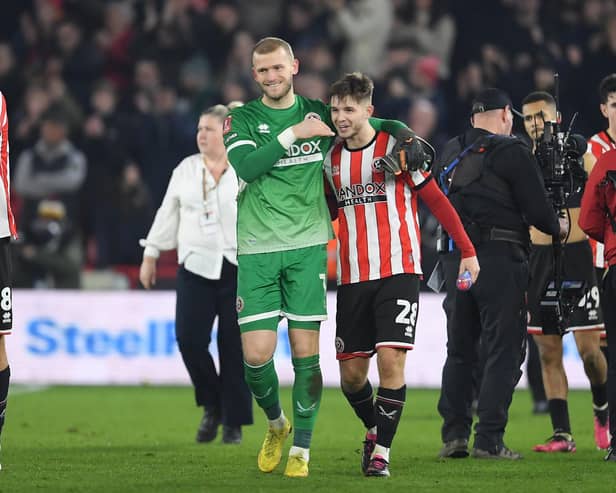 Sheffield United goalkeeper Adam Davies and James McAtee could both be involved against Blackburn Rovers: Gary Oakley / Sportimage