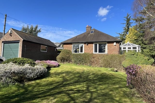 This detached three bed bungalow with conservatory on Norfolk Hill, Grenoside, has a guide price of £475,000.