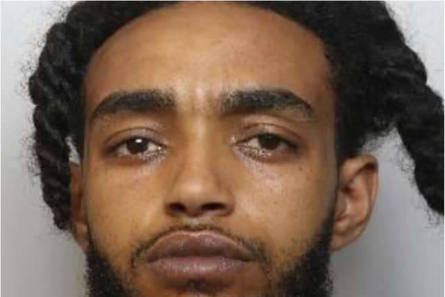 Pictured is Hekon Mulegeta, aged 23, formerly of Martin Street, Sheffield, and now of Headford Street, Sheffield, who has been sentenced at Sheffield Crown Court to 14 months of custody after he admitted dangerous driving and failing to comply with a community order.