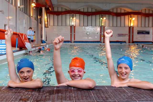 West View Primary School pupils are pictured enjoying a swim in the free school summer holiday pool sessions in 2013.