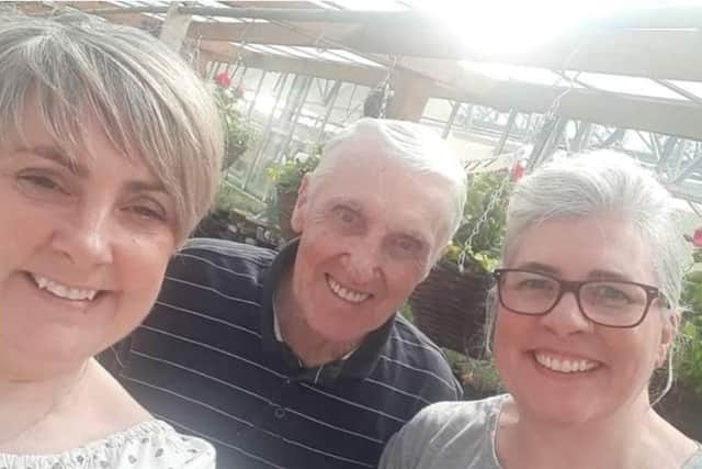 Leonard Gibson, aged 78, of Oughtibridge, was the first person in Sheffield to die from coronavirus in March. His daughters (pictured L-R: Lisa and Michelle), urged people in the city to take the deadly virus seriously while his niece, Theresa Eyers, described him as a ‘true gentleman’.