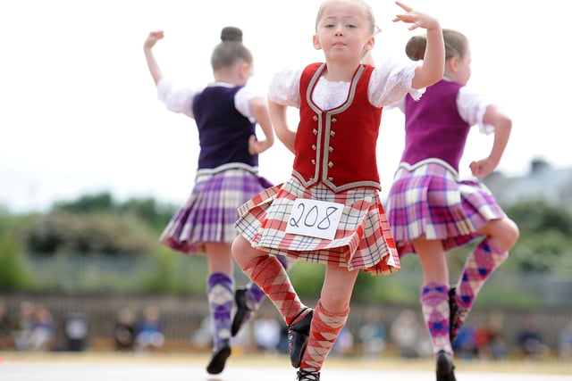 Highland dancers at  the games