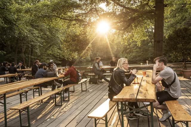 The easing of lockdown could see beer gardens reopen