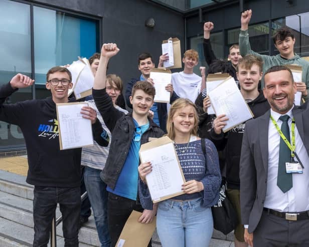  UTC Sheffield City Centre students celebrate a strong set of technical and A Level results.s