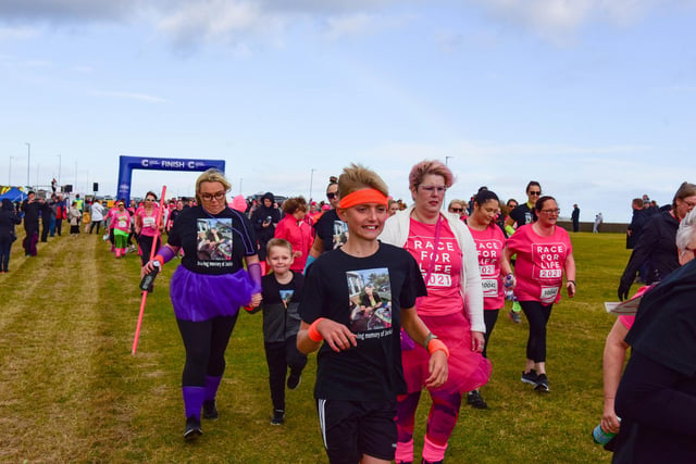 Hartlepool was flooded by a sea of pink as participants set off on the run.