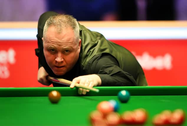 John Higgins is the first person to make a maximum 147 break since 2012.