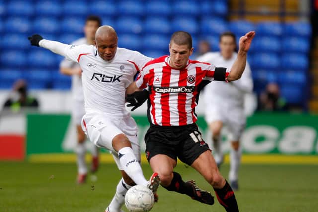Nick Montgomery in his playing days for Sheffield United: Sport Image