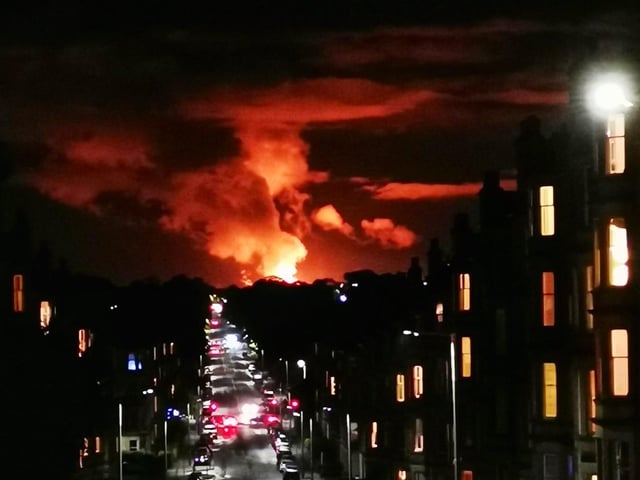 This incredible image was taken by Neil McRobie in Comely Bank Avenue, Edinburgh.