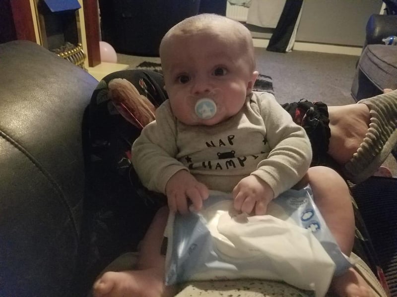 Nicola Shaw, said: "Kayson Harrison, born 23/10/2020."