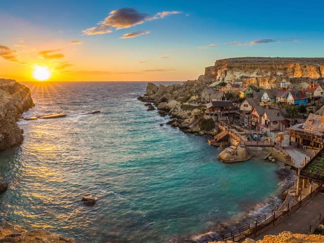 Popeye Village in Malta. Picture: PA Photo/Alamy