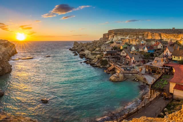 Popeye Village in Malta. Picture: PA Photo/Alamy