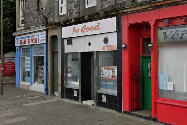 So Good is another Chinese takeaway that was voted one of the best in the capital. So Good is found on Dundee Terrace near Fountain Park.