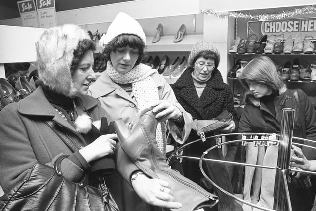 The Binns sale had people flocking to the shoe department in the 70s. Fans of Binns in our survey included Julie Rate, Diane Albrow, and Lesley Skates.