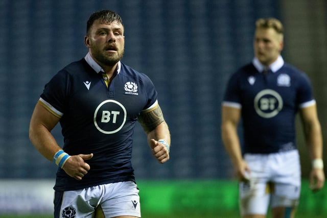 A welcome return from injury for the Hawick prop who helped Scotland win a couple of notable scrum penalties. 6