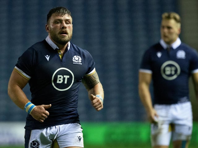 A welcome return from injury for the Hawick prop who helped Scotland win a couple of notable scrum penalties. 6