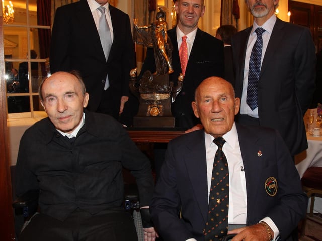 Sir Frank, pictured bottom left, was born in South Shields in 1942 and is the founder and principal of the Williams Formula One motor racing team.
