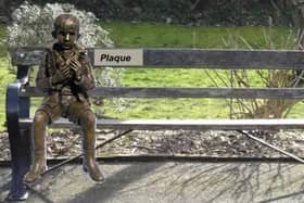 Plans for the new Boy with Dove statue in Sheffield\'s Weston Park.
