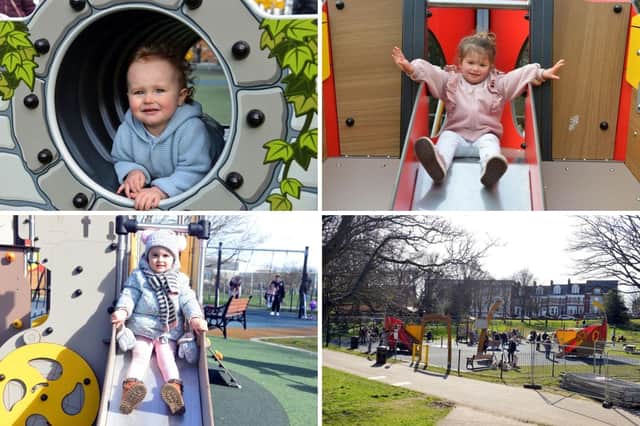 Families have been enjoying the new play park
