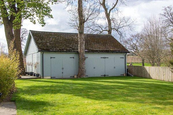 Triple garage.