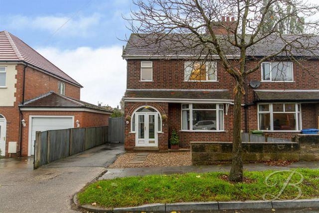 This three bedroom house has a kitchen diner and is marketed by Buckley Brown, 01623 355797.