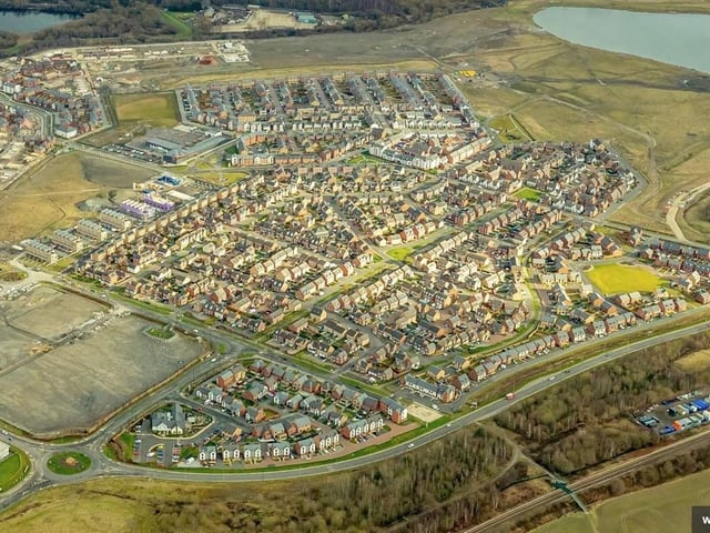 Landowner Harworth says 1,600 homes stand on the site today.