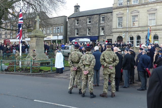 Remembrance in Rothbury.
