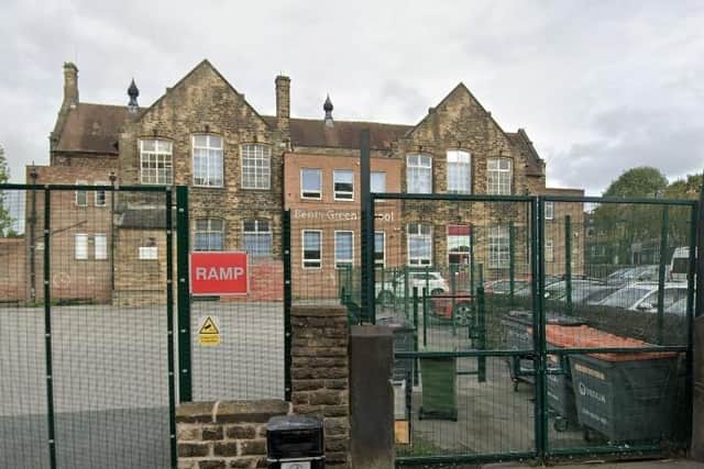 A Google Maps image of Bents Green School at Gleadless, which took over the former Gleadless Infant School building on Hollinsend Road