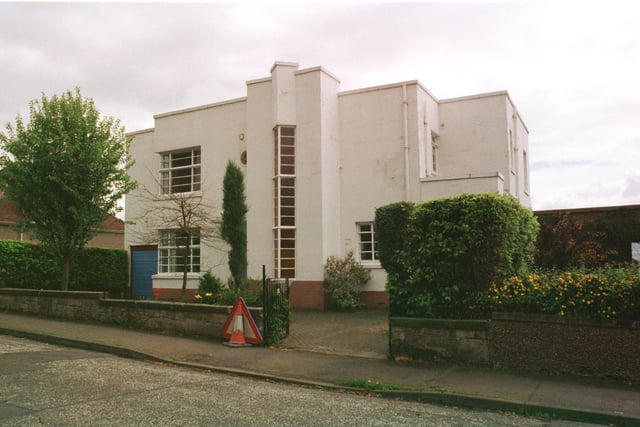 Another fine residential example of art moderne in Edinburgh is 30 Old Kirk Road, designed by Sir James Miller in 1931.