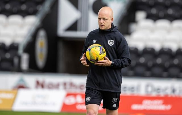 Hearts coach Steven Naismith says he is happy to bide his time over a move into management. The former Scotland, Rangers and Kilmarnock forward was linked with the St Mirren manager's job and admitted he has spoken to clubs about roles in the past (Edinburgh Evening News)